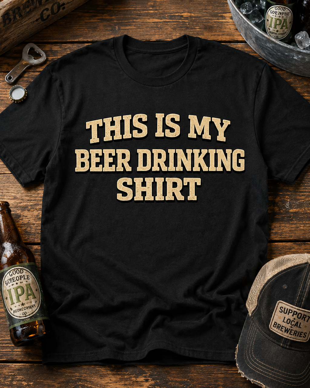 Beer Drinking Shirt – Funny Graphic Tee for Beer Lovers